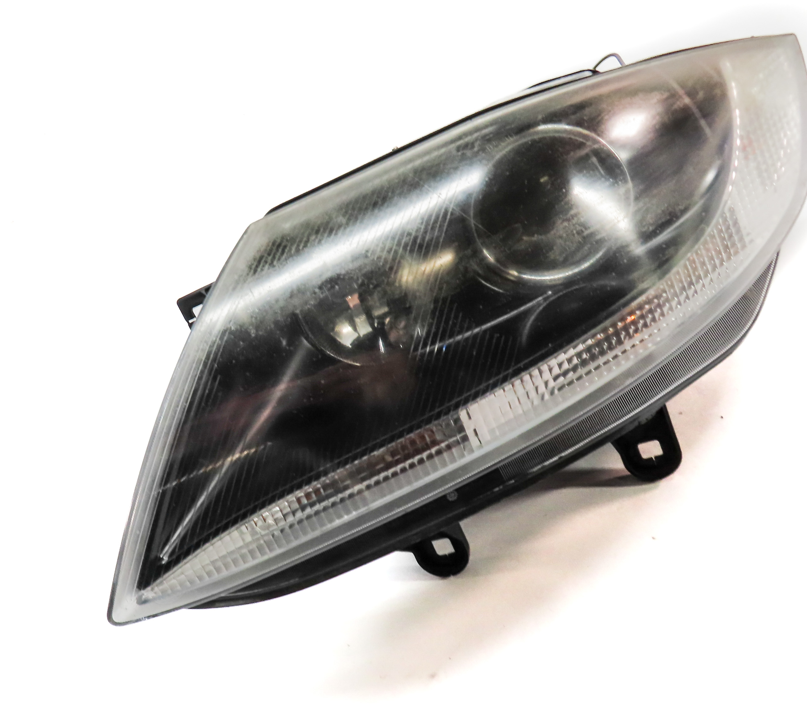 06-08 BMW Z4 (E85) LEFT HALOGEN HEADLIGHT HEAD LAMP (CLEAR LENS GRAPHITE TRIM) — exact item pictured
